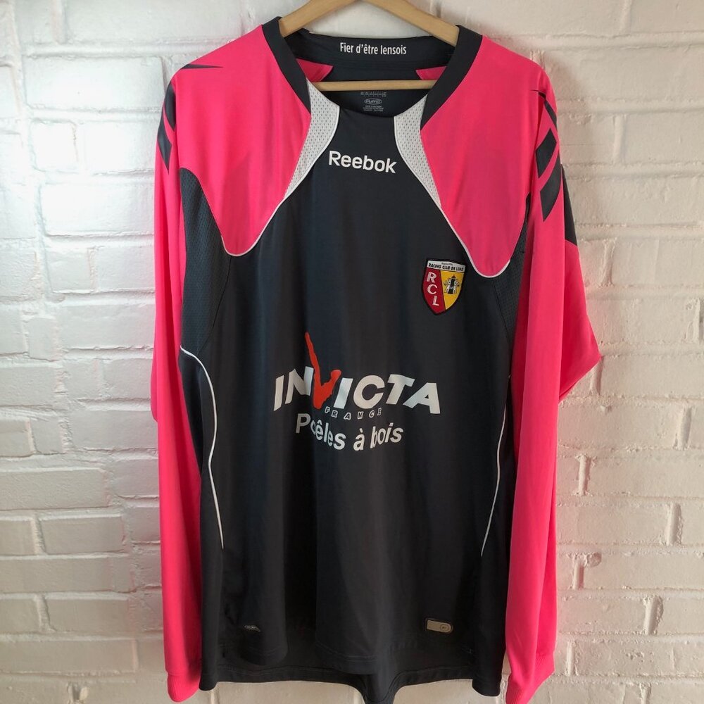 Reebok RC Lens 2010-11 Away Soccer Jersey Long Sleeve Men's 2XL